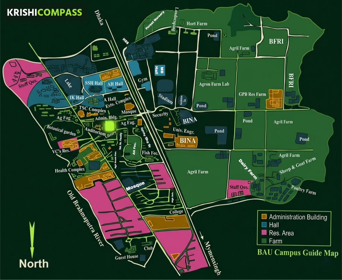 BAU Campus Map, By Jayed Sadiq